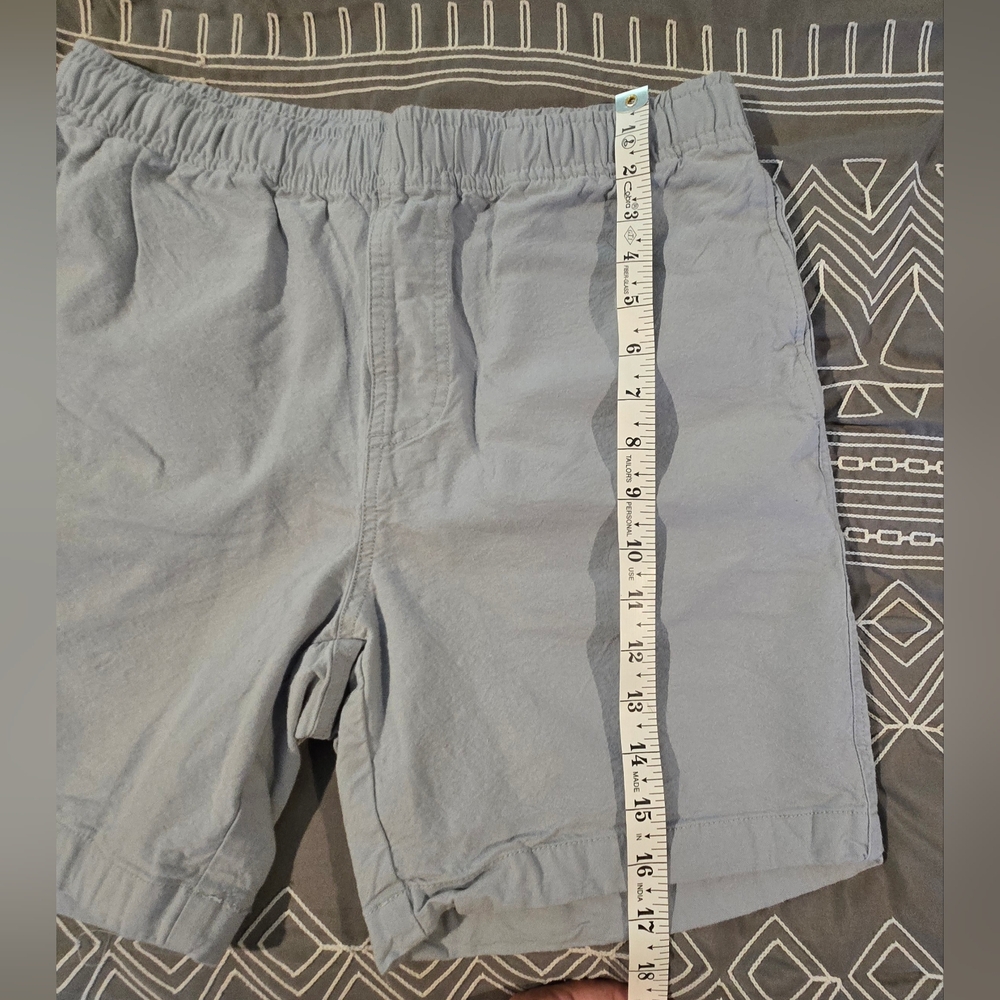 Free Fly Men's Stretch Canvas Bamboo Blend Elastic Light Blue Shorts Size Medium - Picture 4 of 8